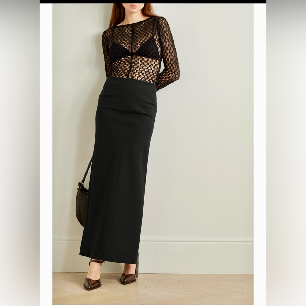 RÓHE Woven Maxi Skirt